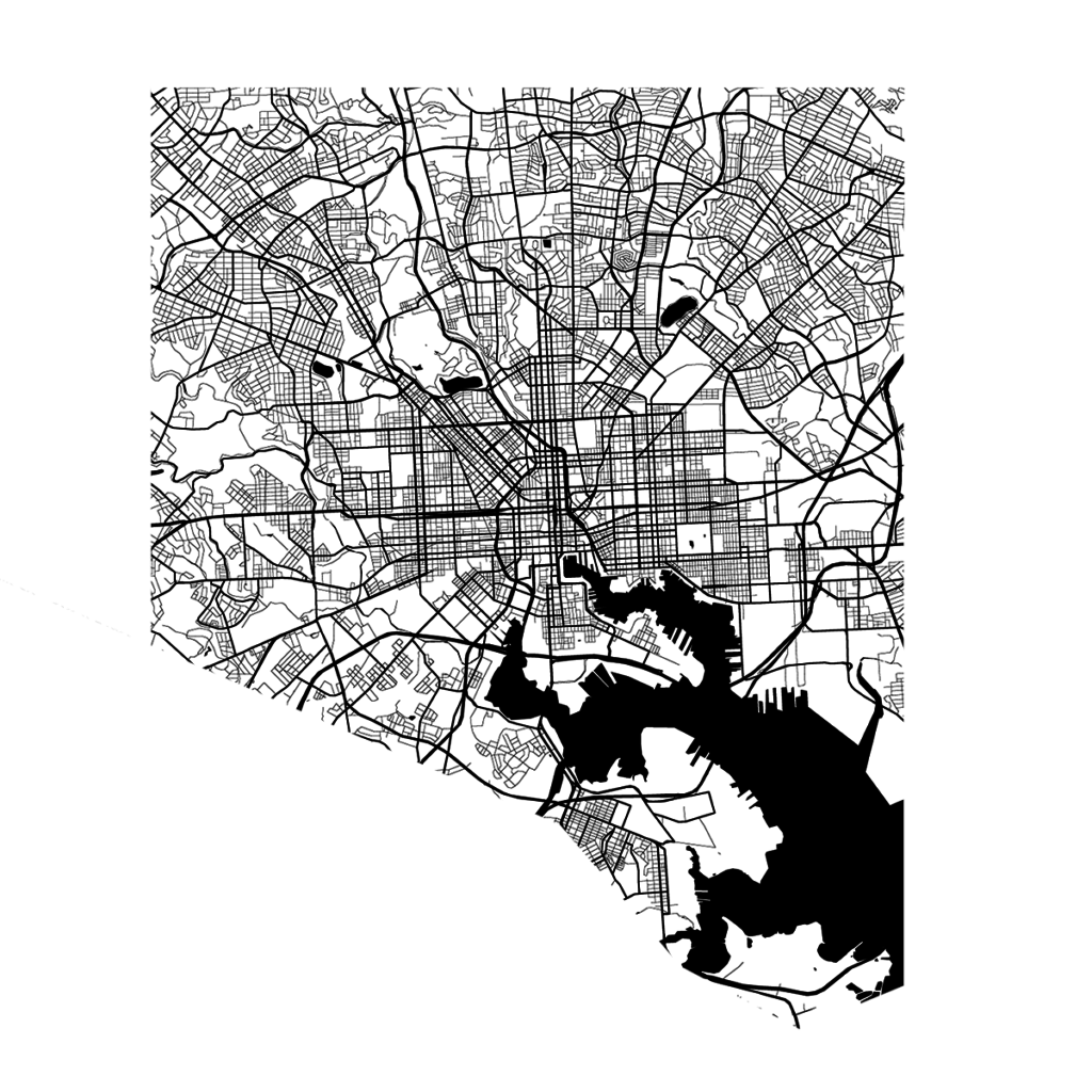 Baltimore Map Cut – Fillat+ Architecture